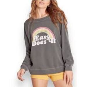Wildfox Easy Does It Sommers Sweatshirt NWT Size XL